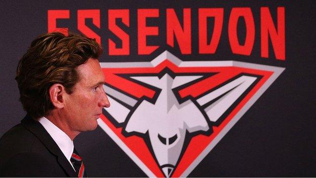 Essendon coach James Hird