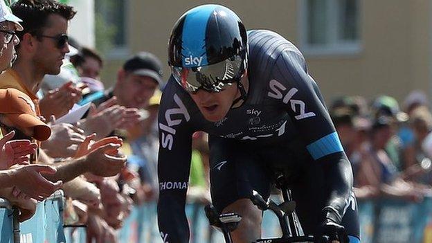 Geraint Thomas at the 2015 Tour de France