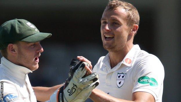 Herefordshire-born Charlie Morris played Minor Counties cricket for Devon before joining Worcestershire in 2013