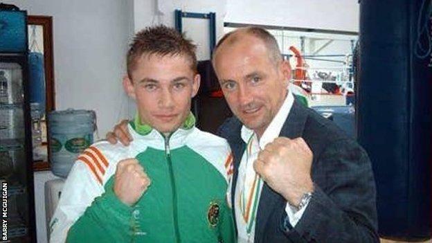 Carl Frampton and Barry McGuigan