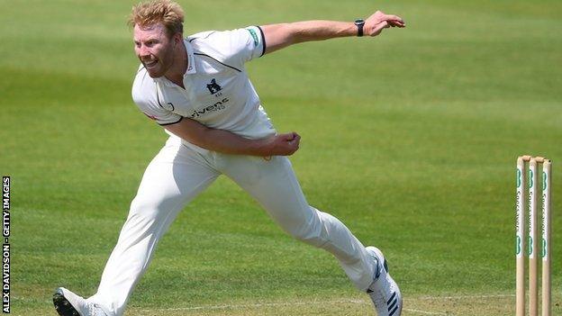 Liam Norwell has taken 14 Championship wickets in four matches for Warwickshire since his winter move from Gloucestershire