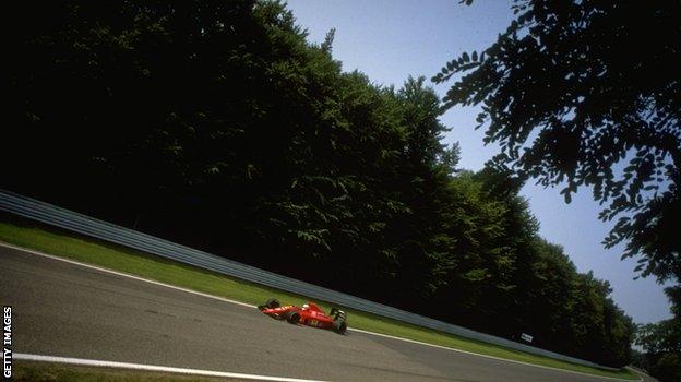 Nigel Mansell at the 1989 German GP