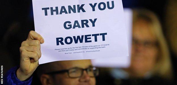 A Birmingham fan thanks Gary Rowett