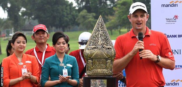 England golf player Justin Rose