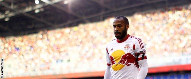 Thierry Henry in action for the New York Red Bulls