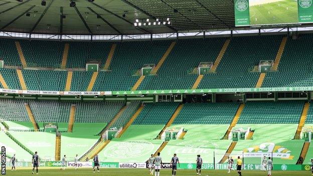 Celtic missed out on four home matches when last season was curtailed