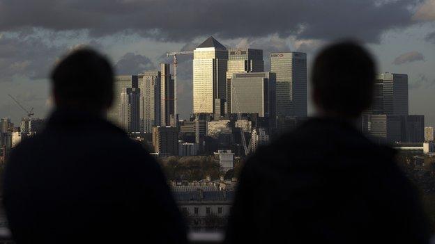 Canary Wharf skyline