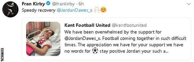 Fran Kirby on Twitter