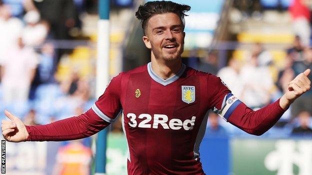 Aston Villa's Jack Grealish