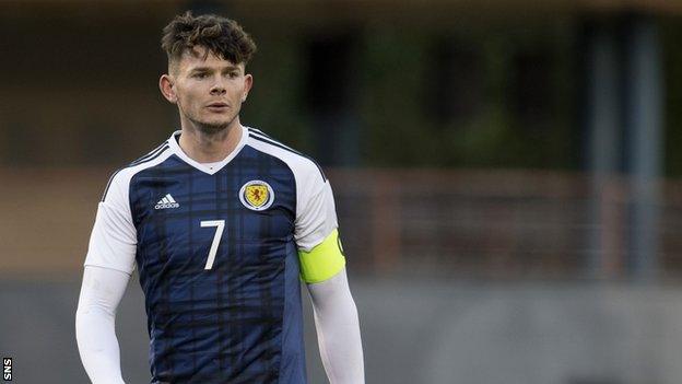 Scotland captain Oliver Burke