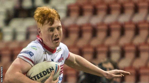 Luis Roberts was named the Championship's young player of the year in 2021 after scoring 10 tries in 18 appearances for Swinton Lions