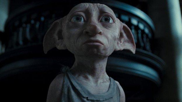 House elf Dobby in the Harry Potter films