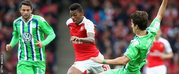 Arsenal winger Jeff Reine-Adelaide