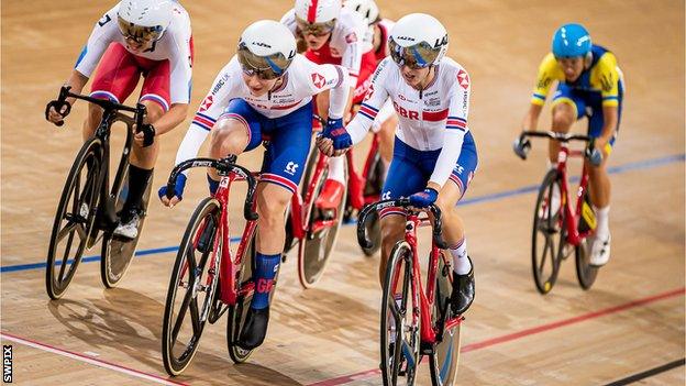 Laura Kenny and Elinor Barker