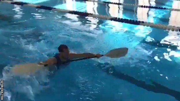 Andy Murray has used all sorts of strength training methods including paddling in a swimming pool without a canoe