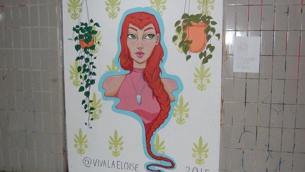 Picture in underpass