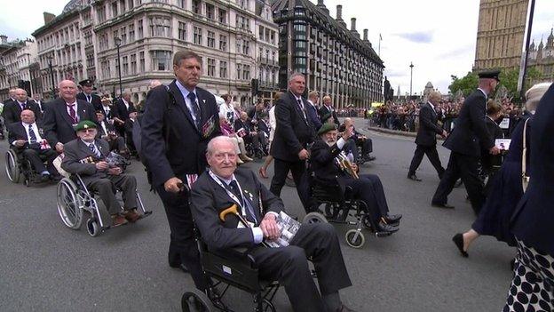 Veterans on Whitehall 15/8/15