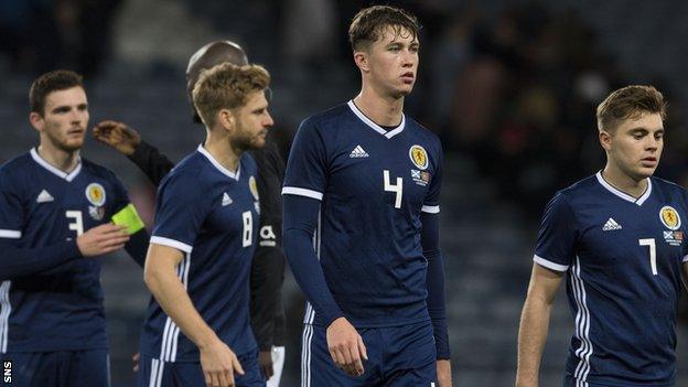 Scotland after the defeat to Portugal