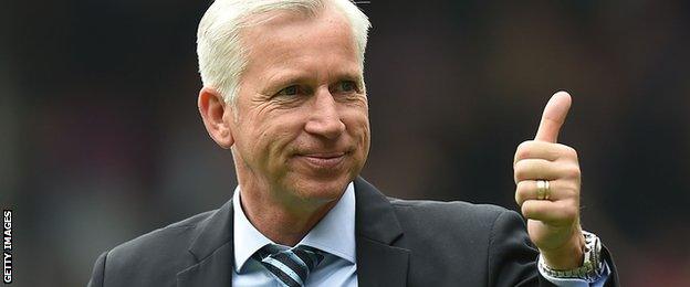 Crystal Palace boss Alan Pardew