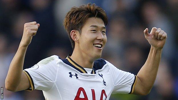 Tottenham forward Son Heung-min