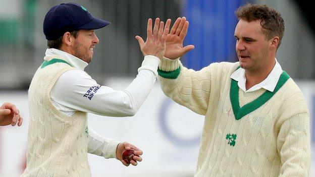 Andy McBrine is one of two changes to the Ireland squad for the India series