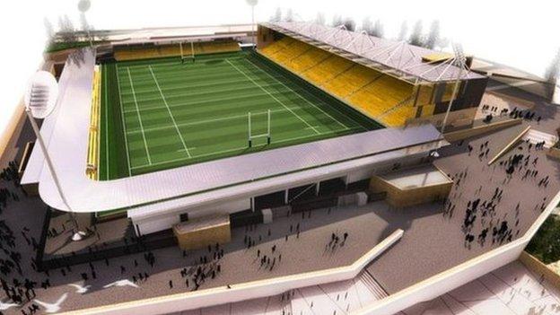 Stadium for Cornwall