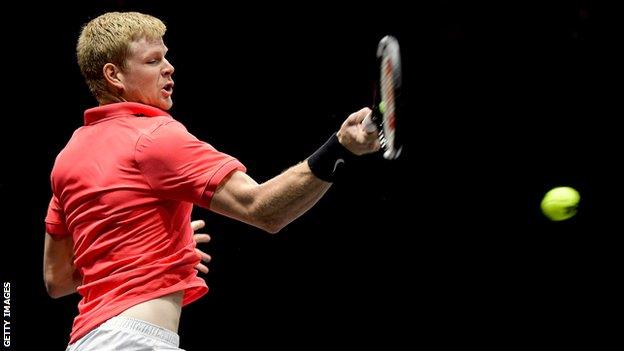 British number three Kyle Edmund