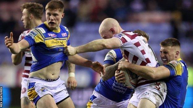 WIgan Warriors v Leeds Rhinos