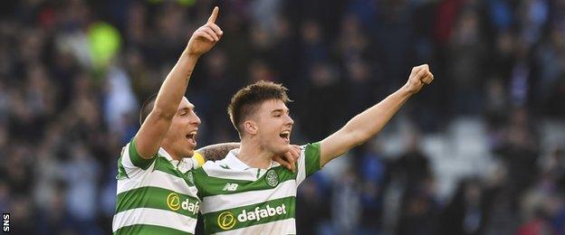 Scott Brown and Kieran Tierney