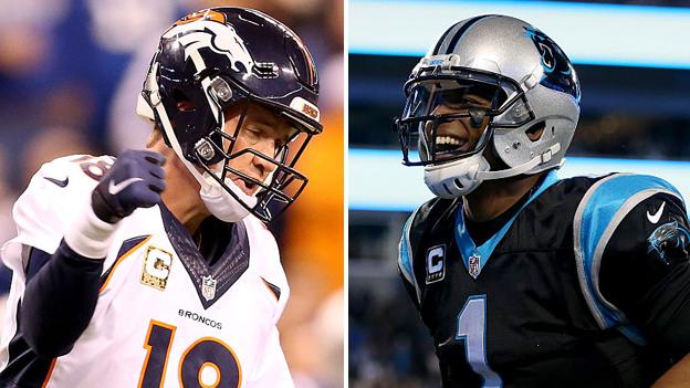 Peyton Manning and Cam Newton