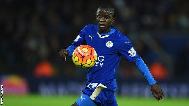 Leicester midfielder N'Golo Kante