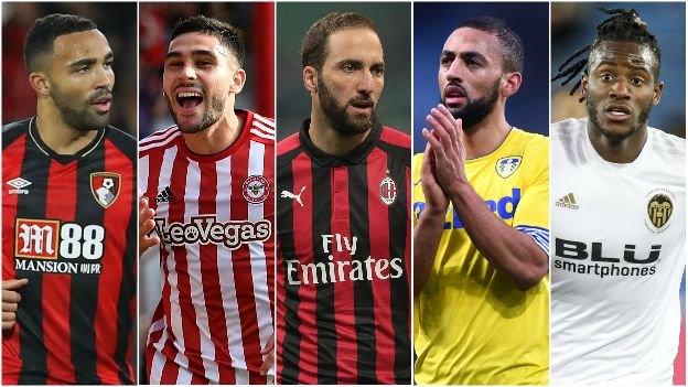 Callum Wilson, Neal Maupey, Gonzalo Higuain, Kemar Roofe, Michy Batshuayi