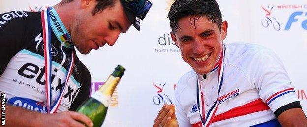 Mark Cavendish and Peter Kennaugh