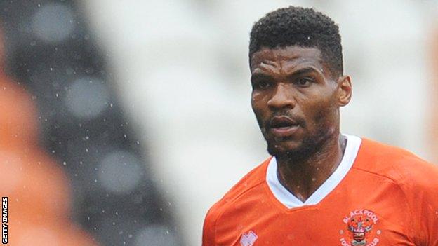 Michael Nottingham has made six appearances for Blackpool so far this season