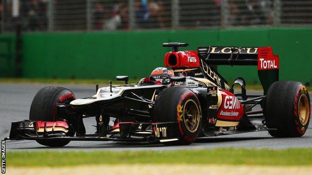 Kimi Raikkonen wins at the 2013 Australian Grand Prix