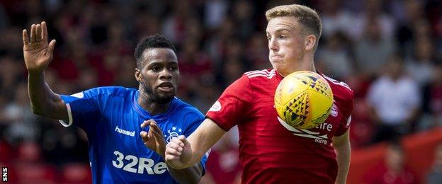 Lassana Coulibaly and Lewis Ferguson