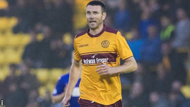 Motherwell defender Stephen McManus