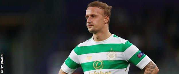 Celtic striker Leigh Griffiths