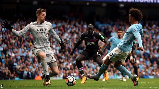 Leroy Sane scored a key goal to change the game before half-time and added two assists