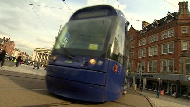 Nottingham tram