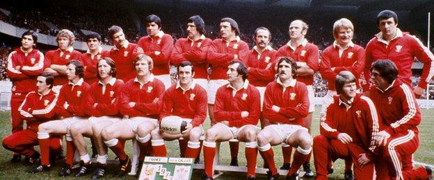 Wales team that played France in the 1977 Five Nations Championship