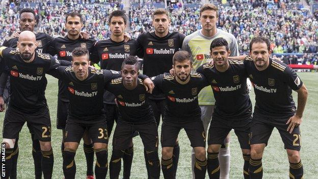 The first ever LAFC MLS starting XI