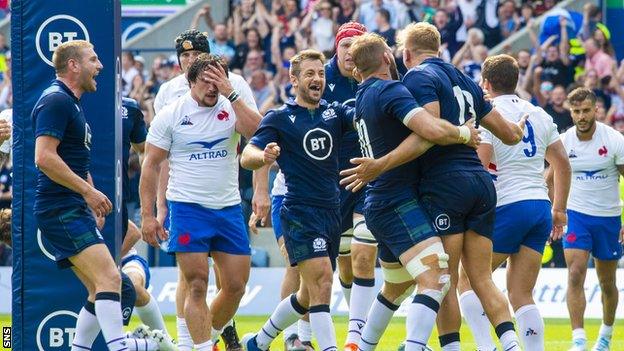 Scotland recovered from a poor first-half performance to edge out France at Murrayfield