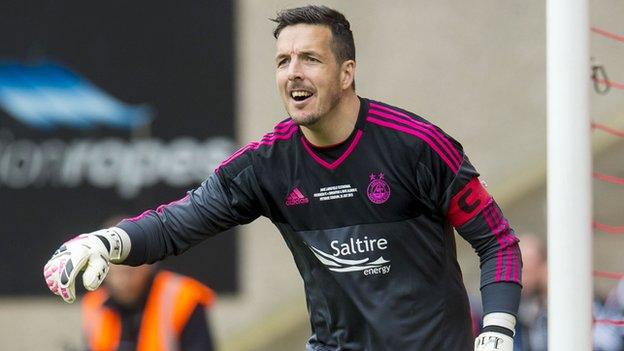 Aberdeen goalkeeper Jamie Langfield