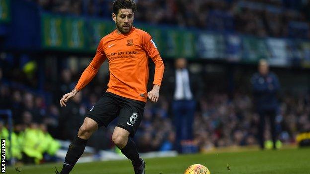 Timlin playing for Southend