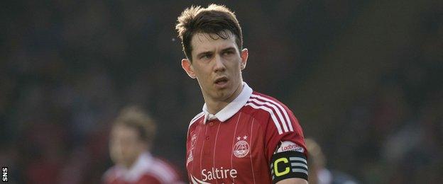 Aberdeen midfielder Ryan Jack