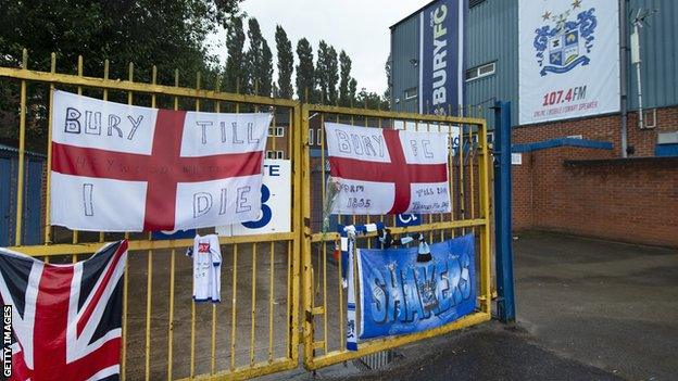 Gates at Gigg Lane