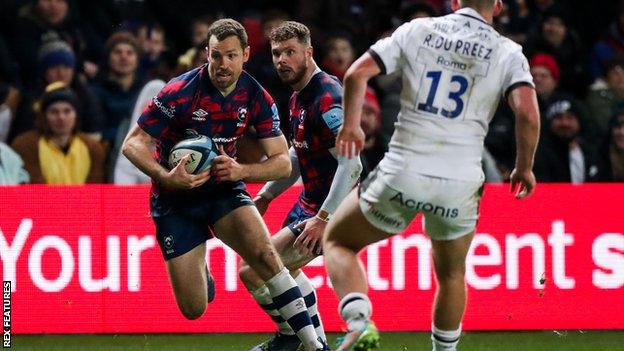 Luke Morahan started at full-back for Bristol and scored two first-half tries