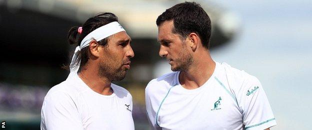 Marcos Baghdatis and James Ward