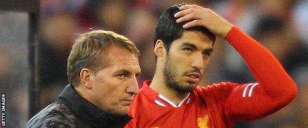 Brendan Rodgers and Luis Suarez